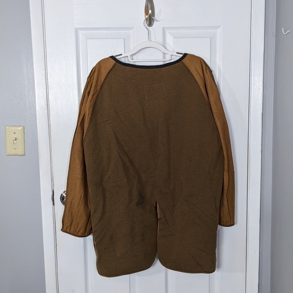 Vintage 80s London Fog Maincoats Faux Fur Removable Zip-In Fleece Jacket Lining - Picture 3 of 5